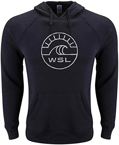 World Surf League Mens WSL World Surf League Groundswell Fleece Hoodie Black M