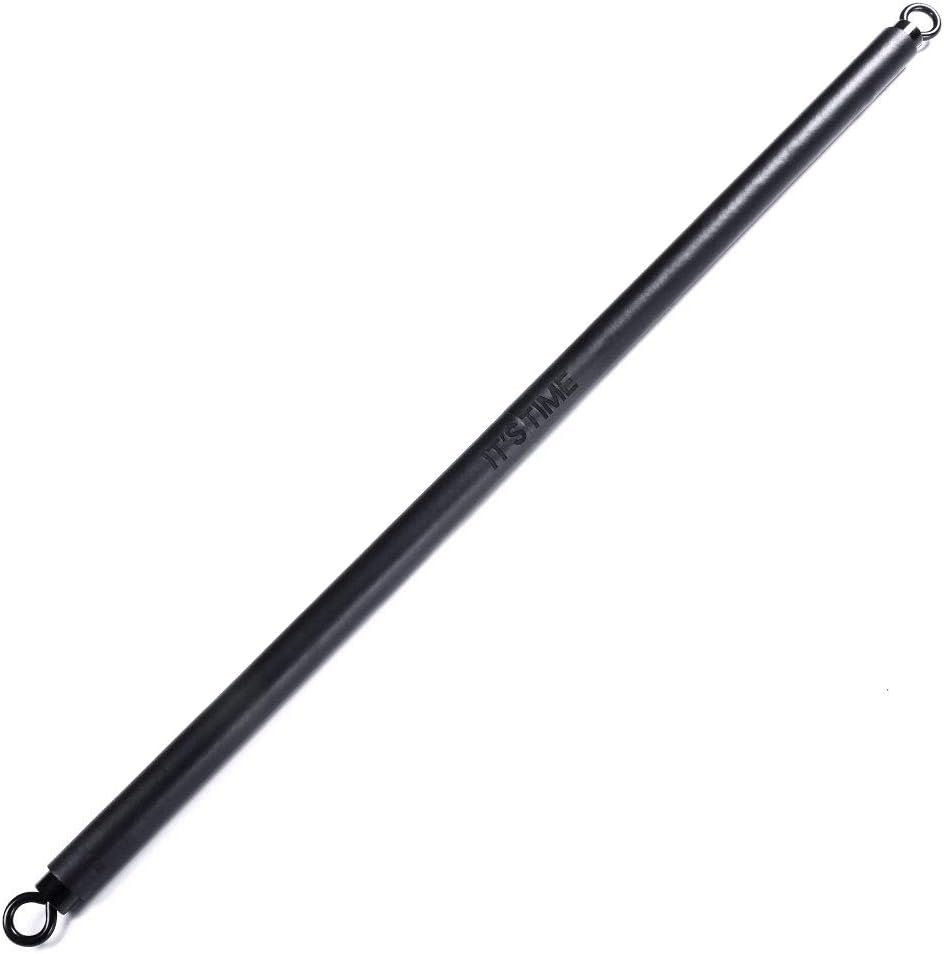 INNSTAR Resistance Bands Bar Exercise Bands Attachment 38" Black Max Load 800lb for Home Gym Workout Full Body Workout Power Lifting Fitness Bar (Portable Resistance Bar)