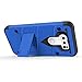 ZIZO Bolt Series LG V30 Case Military Grade Drop Tested with Tempered Glass Screen Protector, Holster LG V35 ThinQ Case Blue Black