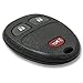 Keyless2Go Replacement for Keyless Entry Car Key Vehicles That Use 3 Button OUC60270 OUC60221, Self-Programming - 2 Pack