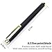 Pens, RGEM Gel Ink Rollerball Black Pen, Fine Point, 12-Count