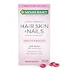Extra Strength Hair Skin and Nails Vitamins by Nature’s Bounty Optimal Solutions, with Biotin and Vitamin B, Supports…