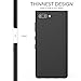 Caseflex Low Profile Blackberry KEY2 Case with Ultra Slim and Lightweight Protection Soft Silicone Flexible Cover with Matte Finish for the Blackberry Key 2 - Black - CS000003BB