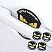 TIDO 4Pcs Universal Carbon Fiber Car Door Handle Paint Scratch Protector Sticker Auto Door Handle Scratch Cover Guard Protective Film(4 Door Cup Protectors)