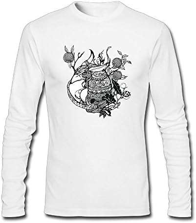 D8v5 Shirts Vintage Desert Armadillo Men Casual Crew Neck Long Sleeves T-Shirt Tee