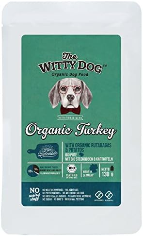 100% Organic BIO Certified Healthy Dog Food 130 Gr. (Turkey)