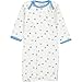 Wan-A-Beez Baby 3 Pack Printed Gown - Grey Car Assorted 0-6M