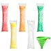 150 Pcs Popsicle Bags for Diy Ice Popsicle, Ice Pop Bags for Ice Cream Candy Yogurt Tubes for Kids Healthy Snacks