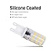 Warmoon G9 LED Light Bulbs,7W(60W Halogen Equivalent),Daylight White(6500K), 4014 SMD 46 LEDs 360 Degree Beam Angle LED Bulbs (Pack of 6)