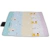 HERCHR Picnic Dekens Waterdicht Opvouwbaar, Ultrasoon Stevig Katoen voor Openlucht (Giraffe)
