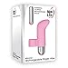 Adam & Eve 10 Function Silicone Rechargeable 10 Speed Finger Vibrator, Battery Operated Adjustable Stimulator, Insertable Sex Toys for Women, Waterproof & Powerful Vibration Modes, 3.39