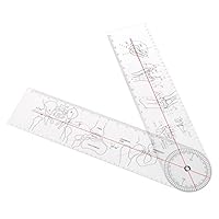 Huilier Goniometer Angle Medical Ruler Rule Joint Orthopedics Tool Instruments Plastic