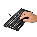 MCSaite Wired Silm Keyboard with Touchpad - Portable Scissors Foot Structure - USB Port with 1 Hubs Fit with Professional or Industrial Use for Computer Laptop Mac Notebook