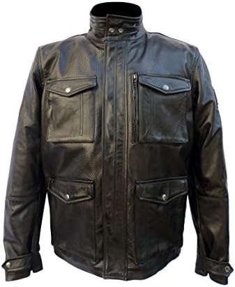 Spirit Gear's Men Evolution Leather Motorcycle Jacket