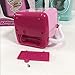 CARETHYS Makeup Brush Cleaner Device Mini Automatic Cleaning Washing Machine Mini Toy (Dark Pink)