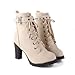 Charm Foot Fashion Womens Platform High Heel Chukka Boots Western Boots