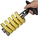 2pcs Silver Stainless Steel Pineapple Corer Peeler Stem Remover Blades for Diced Fruit Rings All in One Pineapple Tool Peeler Slicer
