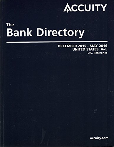 The Bank Directory: December 2015 - May 2016, Five-Volume Set