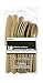 Unique Industries Gold Plastic Silverware Set for 6 Guests (18 Pieces), 18ct