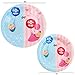 102 Piece Gender Reveal Party Supplies Set Including Banner, Plates, Cups, Napkins, and Tablecloth, Serves 25