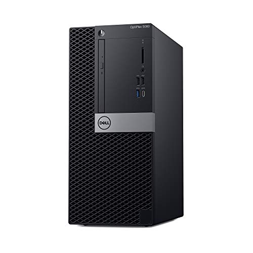 Dell OP5060MTKTFMX OptiPlex 5060 KTFMX Mini-Tower with Intel Core i5-8500 3 GHz Hexa-core, 8GB RAM, 500GB HDD, Windows Pro 64-bit