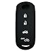 Coolbestda Rubber Smart 4buttons Key Fob Full Cover Remote Case Keyless Protector Jacket for 2018 2017 Mazda CX-5 CX-7 CX-9 Mazda 3 6 MX-5 Miata Toyota Yaris Black