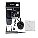 Sonic Electric Toothbrush Rechargeable-Includes UV Sanitizer and Timer 5 Brush Modes 4 Replacements Heads Holder and Charger, Waterproof for Shower and Family - RLT236 Black-by BESTEK