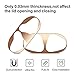 [2 Set] SHARKSBox Dust Guard for AirPods 2 Wireless Charging Case[Lifetime Replacements]Protect AirPods from Iron/Metal Shavings [Easy to Install] Upgrade Ultra Thin AirPods Dust-Proof Film-Rose Gold
