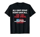 Anti-Trump Veterans Tshirt Draft Dodger Cadet Bone Spurs