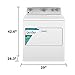 Kenmore 75132 7.0 cu. ft. Gas Dryer with SmartDry Plus Technology in White, includes delivery and hookup