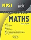 MPSI Mathématiques, nouveau programme by