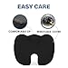 VHR Orthopedic Seat Cushion - Back Pain Relief Seat Cushion - Memory Foam Cushion for Sciatica - Non-Slip and Comfortable Chair Cushion - Seat Pillow Recommended by Doctors