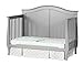 Child Craft Camden 4-in-1 Convertible Crib, Baby Crib Converts to Day Bed, Toddler Bed and Full Size Bed, 3 Adjustable Mattress Positions, Non-Toxic, Baby Safe Finish (Cool Gray)