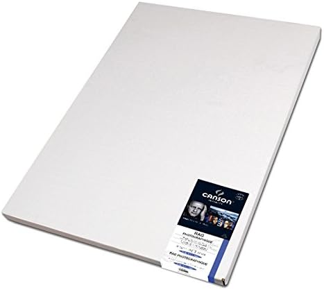 Canson Infinity Rag Photographique 310gsm,White Matte Inkjet Paper, Size:61x91.4cm, Box of 25 Sheets
