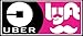 Uber Lyft Glow Driver Sign Logo Lit (SUCTION CUPS)(2 DAYS DELIVERY)