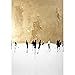 Faicai Art Abstract Metallic Gold Paintings Canvas Wall Art Thick Texture Palette Oil Paintings With White Background Modern Home Decor Pictures for Living Room Office Wall Decorations Framed 24