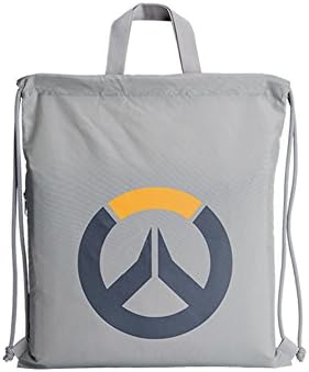ehoomely Overwatch Drawstring Backpack Waterproof Nylon Bag Unisex for Gym Sprots