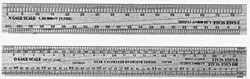 Model Railroad Scale Ruler 6 inch