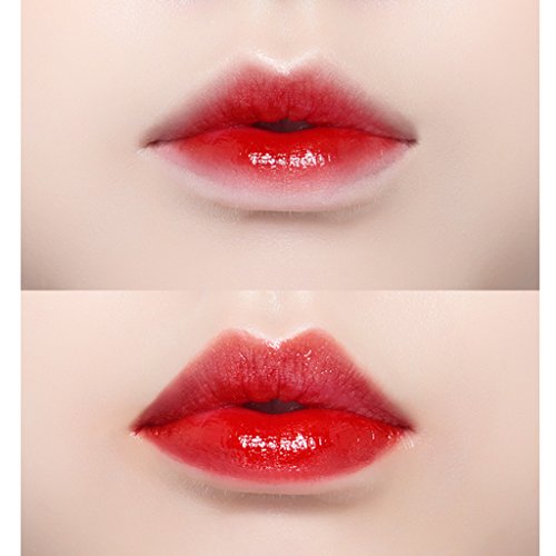 ETUDE HOUSE Dear Darling Water Gel Tint 4.5g # RD301 Real Red - Long Lasting Vivid Lip Color, Mineral and vitamin Extract Makes Lips Moist and Fresh