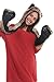 Faux Fur Animal Hats Hoods Bear Brown ski with Mittens Unisex Gloves Scarf with Paws
