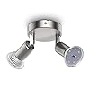 B.K.Licht I LED Opbouwspots met 2 lichts I GU10 fitting I draaibare opbouwspots I plafondspots I incl. 2x GU10 I 3.000K…