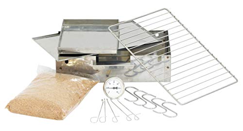 Nischenmarkt Räucherofen/Räucherschrank in Edelstahl + Gasbrenner 2,5kw mit viel Zubehör – Bild 7