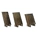 MyGift Rustic Gray Wood Jewelry Tower, Retail Necklace Display Plank, Set of 3