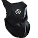 KingBig Windproof Half Face Mask, Unisex Winter Warm Dustproof & Windproof Fleece Neck Warm Ski Face Mask with Air Holes for Outdoor Sport Skiing Cycling Motorcycle Riding Snowmobile Snowboard (Black)