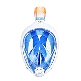 Tribord/Subea Easybreath (Latest Version) Full Face Snorkel Mask with Bonus Waterproof Phone Case and More