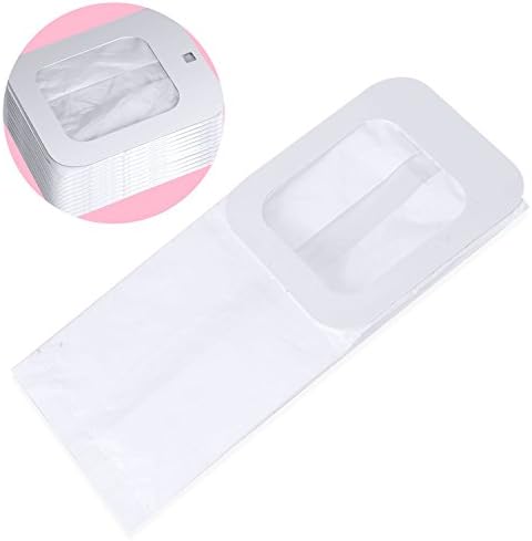 GeekZone Dog Poop Collector, Hands Free Pink Personalized Soft Silicone Dog Poop Bags Clip Pooper Scooper Clip Set Dog Tail Holder with 20 Pcs Portable Disposable Dog Waste Bags for Dogs Size L/S