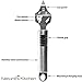 Bottle Opener and Can Opener Multitool by Natures Kitchen – Commercial Grade Stainless Steel