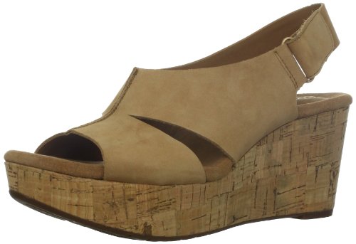 clarks women's caslynn lizzie wedge sandal