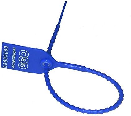 Cambridge Security Seals HPT00182 Heavy Duty Pull Tight Seal, Blue (Pack of 1000)