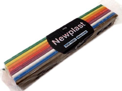 Newplast Modelling Clay - Plasticine Alternative (23 Rainbow) by Newplast